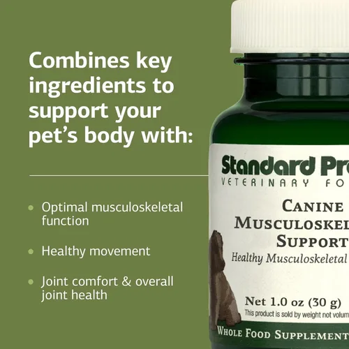 Miniatura 4 de Standard Process Soporte musculoesquelético canino - Fórmula de salud ósea y articular para mascotas - Suplemento de apoyo musculoesquelético canino