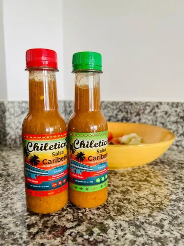 Miniatura 8 de Chiletico - Salsa Caribeña de Costa Rica - Suave, 10.5 fl oz, paquete de 1 Chile suave
