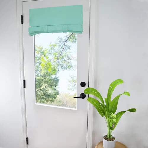 Miniatura 60 de WdFour Cortinas de puerta francesa con tacto sedoso, aislamiento térmico, reducción de ruido, cortinas opacas para puerta de vidrio y oficina