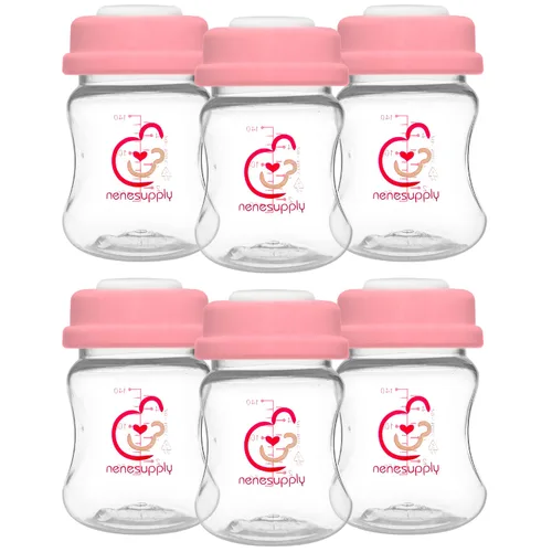 Miniatura 16 de Nenesupply Biberones naturales para recién nacidos, biberones de alimentación de flujo lento para bebés amamantados, cuello ancho, 9 onzas, PP