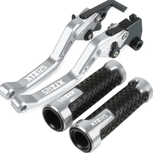 Miniatura 6 de Palancas de freno para Yamaha XTZ125 XTZ 125 2014 2015 Accesorios de carreras de motocicletas CNC, palancas de embrague de freno para manillar