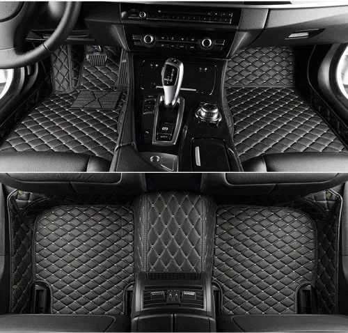 Miniatura 22 de Alfombrillas personalizadas para automóvil compatibles con todos los modelos, sedán, SUV, Coupé, camión, deportes, 1996-2024, de cuero, cobertura