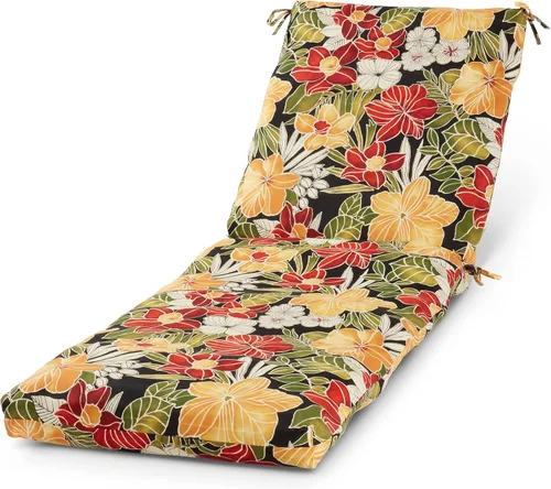 Miniatura 35 de Cojín reversible para silla de descanso para exteriores, color blanco tropical