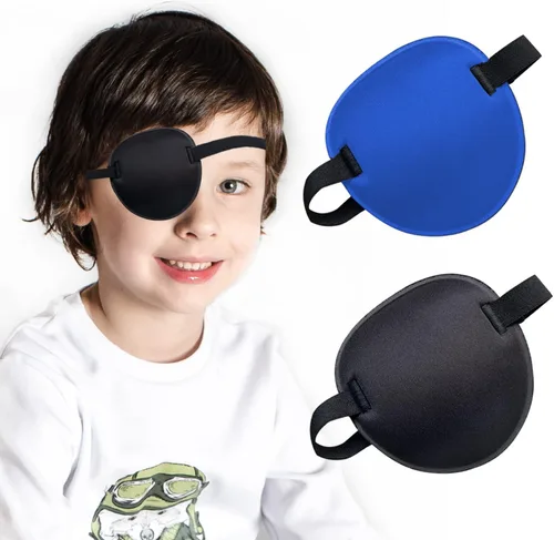2 parches oculares, parches oculares médicos para adultos, parche ocular ajustable 3D, parches oculares suaves para ambliopía u ojo vago, válidos