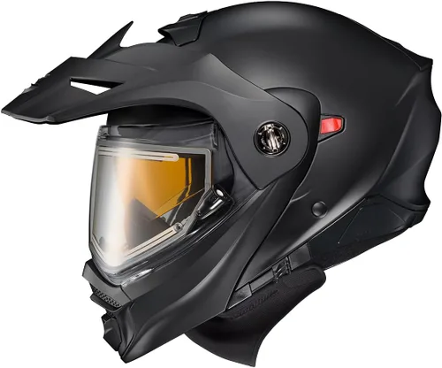 Miniatura 2 de ScorpionEXO AT960 - Casco modular para moto de nieve de aventura en clima frío, escudo eléctrico con caja de respiración y bolsillos para altavoces