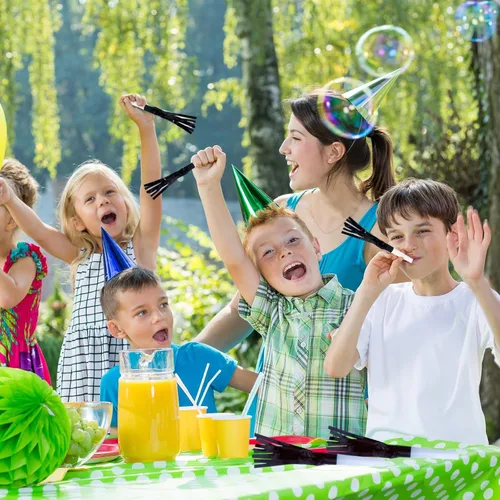 Miniatura 4 de 48 sopladores de fiesta, fabricantes de ruido de Nochevieja, fabricantes de ruido negro, para baby shower, cumpleaños de niños, fiesta de Año Nuevo