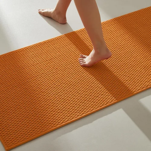 Miniatura 34 de TYUU Alfombras de Baño Antideslizantes Lavables, Tapete de Baño Súper Absorbente Delgado de Pila Baja para Secar Rápido, Alfombra de Baño Pequeña