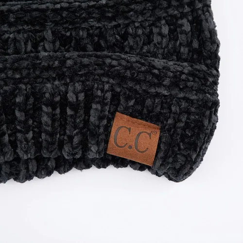 Miniatura 441 de C.C Trendy Warm Chunky Soft Stretch Cable Knit Beanie