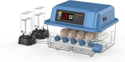 Miniatura 11 de Incubadoras automáticas para incubar huevos, capacidad para 6-256 huevos, control automático y ajustable de temperatura y humedad para pollo, pato