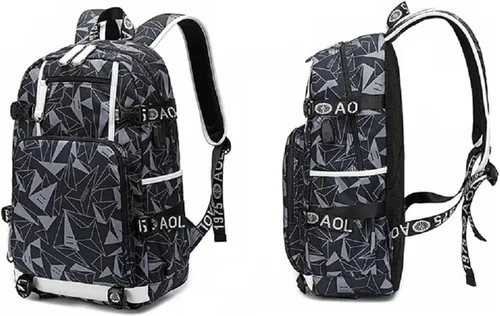 Miniatura 2 de ISaikoy Game Plants vs. Zombies - Mochila de hombro para libros, mochila escolar, color gris, Gris 15, Mochilas Daypack