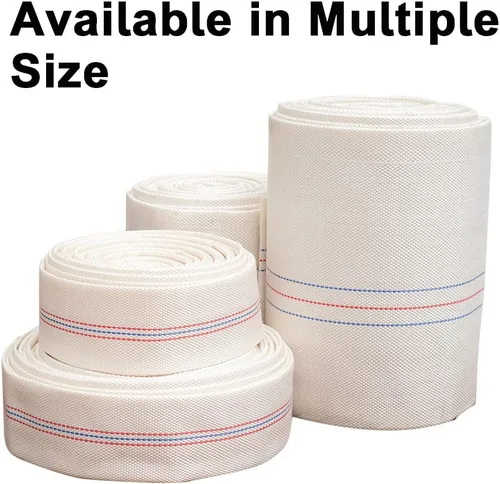Miniatura 7 de Eoiips Manguera de 1.25 pulgadas x 55.77 pies de longitud, manguera de jardín plana de PVC, manguera de descarga de agua con abrazadera de manguera