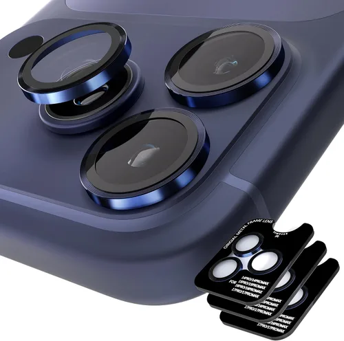 Miniatura 49 de Orzero Protector de lente de cámara compatible con Samsung Galaxy S25, bandeja de instalación de un solo paso, cubierta de vidrio con anillo