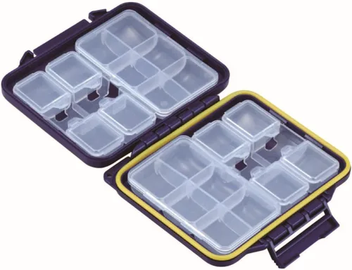 Miniatura 2 de Meiho Caja de Aparejos Impermeable Akiokun FB 470 4.213 x 3.661 x 1.378 in Azul Marino (6700)