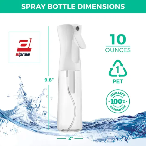 Miniatura 6 de Pulverizador continuo de agua para el cabello, ultra fino, botella de spray, atomizador sin propelente para peinado, limpieza, jardinería