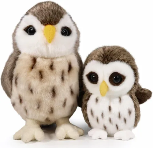 Miniatura 9 de Ice King Bear Conjunto de Animales de Peluche de Mamá y Bebé Animales Salvajes del Zoológico (Rinoceronte)
