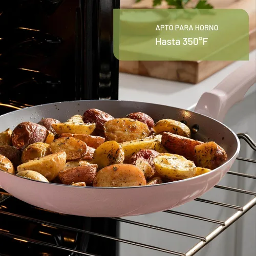 Miniatura 7 de T-Fal Refresh - Juego de utensilios de cocina antiadherentes de cerámica, 20 piezas, apto para horno hasta 350 °F, olla de cocina, ollas y sartenes