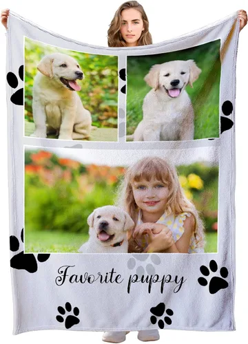 Miniatura 12 de Manta personalizada con imagen, manta de fotos personalizada, manta personalizada, regalos personalizados para novio, novia, mamá