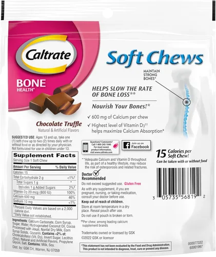 Miniatura 5 de Caltrate Suplemento de 600 + D, PFIZER530436, 1, 1
