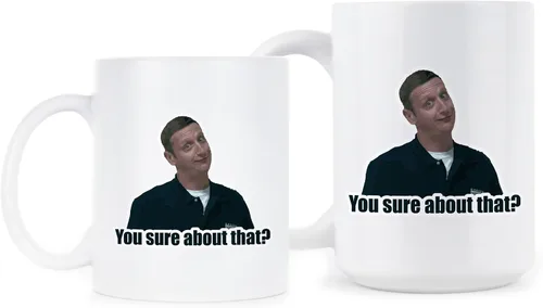 Miniatura 2 de We Got Good Taza de café con texto en inglés «You Sure About That I Think You Should Leave Merch»