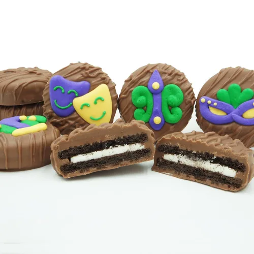 Miniatura 21 de Galletas de la marca Philadelphia Candies cubiertos por ambos lados de chocolate negro y con leche, y crema de cacahuete de la marca Nutter Butter