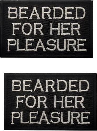 Miniatura 13 de Si tu papá no tiene barba, realmente tienes 2 mamás lindo bordado de tela apliques divertidos parches tácticos de combate brazaletes insignias