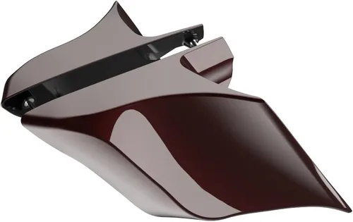 Miniatura 45 de Advanblack Barracuda - Cubiertas laterales estiradas plateadas (brillantes), paneles extendidos para Harley Touring Street Glide Road Glide Electra