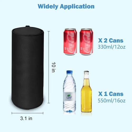 Miniatura 2 de KENOBE Paquete de 2 bolsas de golf aisladas con correas para el hombro, estuche portátil para campamento, impermeable, suave, compacta, para cerveza