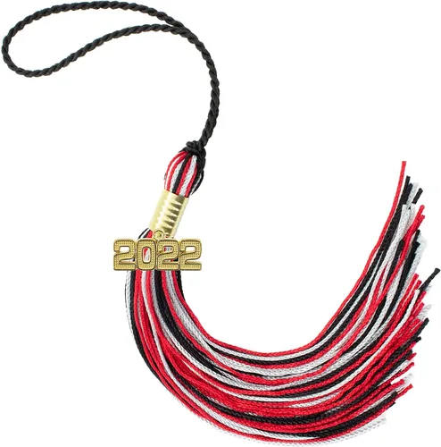 Miniatura 716 de Borla de graduación Aqua 2022, todos los colores escolares disponibles, fabricada en Estados Unidos