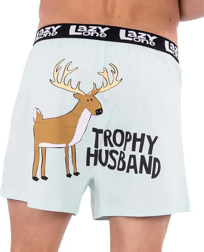 Miniatura 98 de Lazy One Divertidos boxers de animales, ropa interior humorística, novedosos pantalones cortos, regalos de broma para hombres