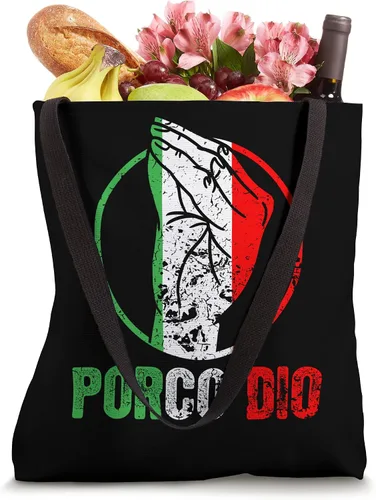 Miniatura 4 de Funny Porco Dio Italian Gesture Country Italy Flag Tote Bag