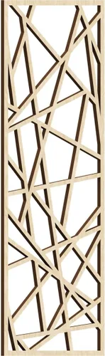 Miniatura 171 de Conway Paneles de pared decorativos de madera con calado, 9 3/8 pulgadas de ancho x 24 3/8 pulgadas de alto x 1/4 de alto, aliso