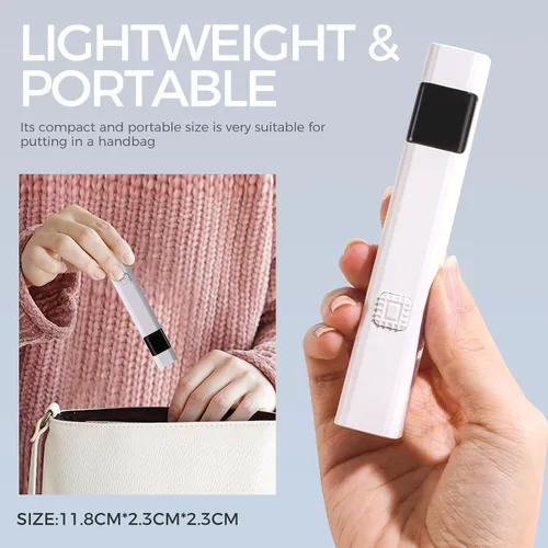 Miniatura 5 de Oneleaf Lámpara de uñas recargable inalámbrica con soporte ajustable, secador de uñas LED portátil para esmalte de gel, temporizador digital