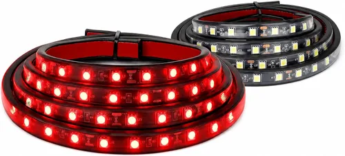 Miniatura 7 de Xprite Kit de tiras de luces LED azules de 60 pulgadas, barra de iluminación decorativa para camionetas de carga, camionetas, SUV, RV, barco