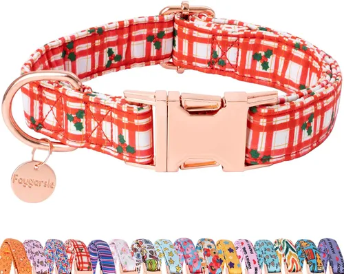Miniatura 10 de Faygarsle Collar Lindo de Perro para Perras y Perros Machos, Collar Suave y Elegante para Mascotas con Diseño de Limón, Collar de Perro Amarillo
