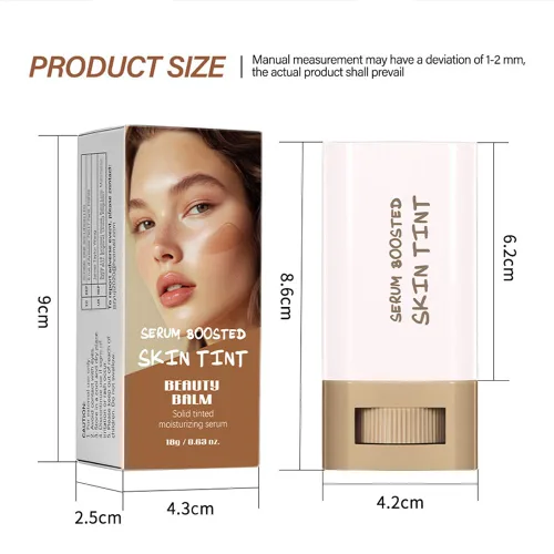 Miniatura 9 de Un bálsamo de belleza 3 en 1combining, suero de belleza, tinte para la piel, suero hidratante teñido sólido, base de contorno facial para mujeres