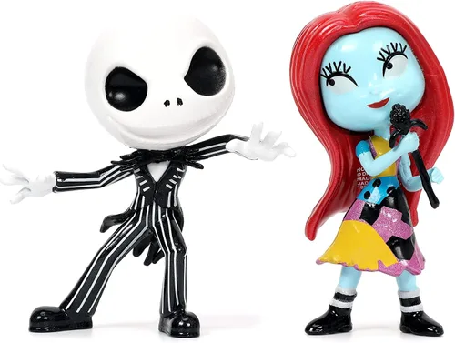 Miniatura 4 de Disney Nightmare Before Christmas - Paquete de 4 figuras fundidas a presión de 2.5 pulgadas
