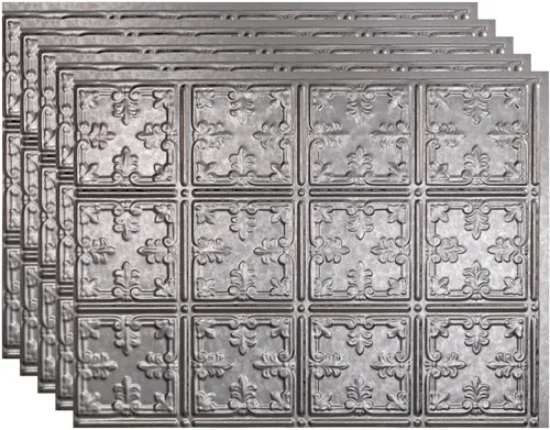 Miniatura 34 de FASÄDE Panel decorativo para salpicaduras de vinilo de estilo tradicional / patrón 10 en bronce antiguo (muestra de 6 x 6 pulgadas)