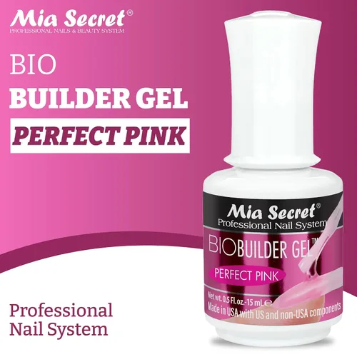 Miniatura 7 de Mia Secret Bio Builder Gel - 0.5 fl oz. (Rosa Perfecto)