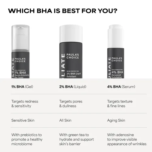 Miniatura 11 de Paula's Choice SKIN PERFECTING 2% BHA Liquid Exfoliant with Salicylic Acid, Facial Polish for Pores, Wrinkles & Fine Lines, Suitable for