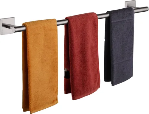 Miniatura 25 de KOKOSIRI Toallero de baño, toallero para baño, cocina, collar de 32 pulgadas, níquel cepillado, acero inoxidable B4005BR-L32