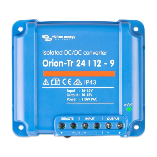 Miniatura 16 de Victron Energy Orion-Tr Convertidor de CC a CC - 12/12-Voltios 18 Amperios 220-Vatios - Protección IP43 - para Sistemas de Batería Dual - Aislado