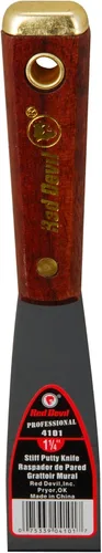 Miniatura 4 de Red Devil Professional Series 4100 Cuchillo de masilla rígida; hoja de 1-1/2 pulgadas (630-4103)