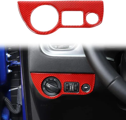 Miniatura 15 de Voodonala Panel de control del interruptor de los faros delanteros para Dodge Challenger 2015-2025 y Dodge Charger 2010-2025, accesorios interiores