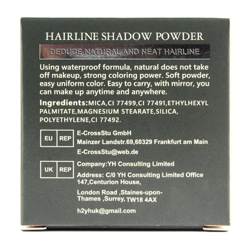 Miniatura 8 de Polvo de retoque de raíz para mujeres y hombres, cobertura de cabello gris, polvo de sombra de línea capilar resistente al sudor y al viento