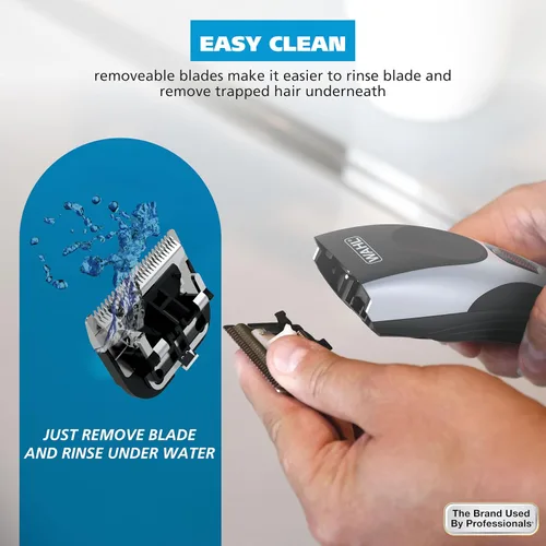 Miniatura 4 de Wahl Clippers Home Pro - Cortapelos recargable sin cable para hombres con cuchillas de corte de pelo de precisión y protectores de fijación seguros