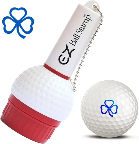 EZBallStamp - Sello de pelota de golf, trébol azul
