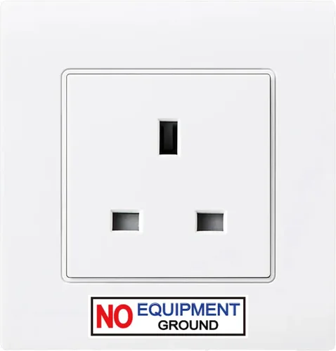 Miniatura 4 de 120 calcomanías pequeñas luminosas para salida de 0.3 x 1 pulgada - GFCI AFCI protegidas placas de receptáculo de salida de tierra etiqueta