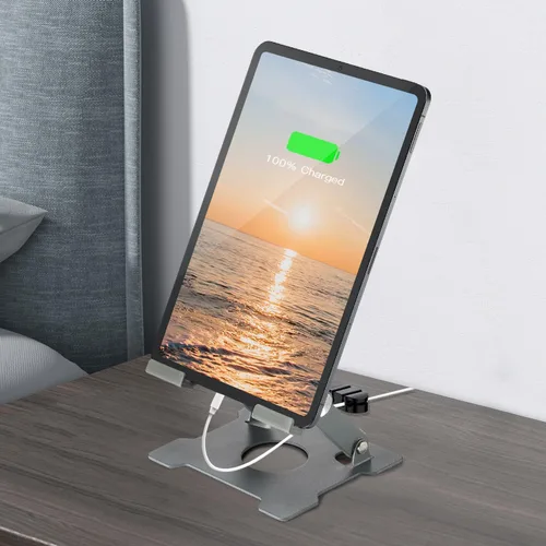 Miniatura 6 de KABCON Soporte para tablet, soporte para tablet para iPad, soporte portátil ajustable de múltiples ángulos para escritorio compatible con iPad Pro
