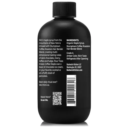Miniatura 2 de Jarabe de arce Coffee Maple Syrup de Trees Knees, jarabe de arce orgánico grado A con un sabor audaz a café, vegano, sin gluten y hecho