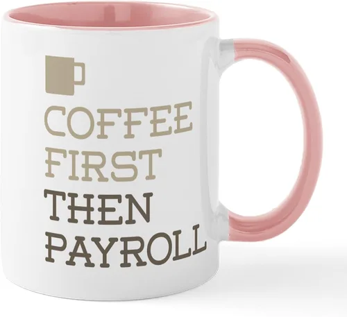 Miniatura 41 de CafePress Coffee Then Payroll Mugs - Taza de café de cerámica (11 oz)